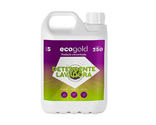 Ecogold - Detergente ecológico para Lavadora 5L - Unidad de Recarga (250 Lavados)