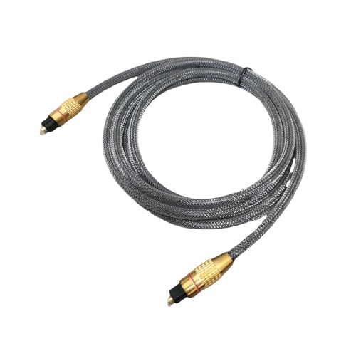 Cable coaxial digital de fibra óptica OD6.0 con conectores chapados en oro de 2 metros 2