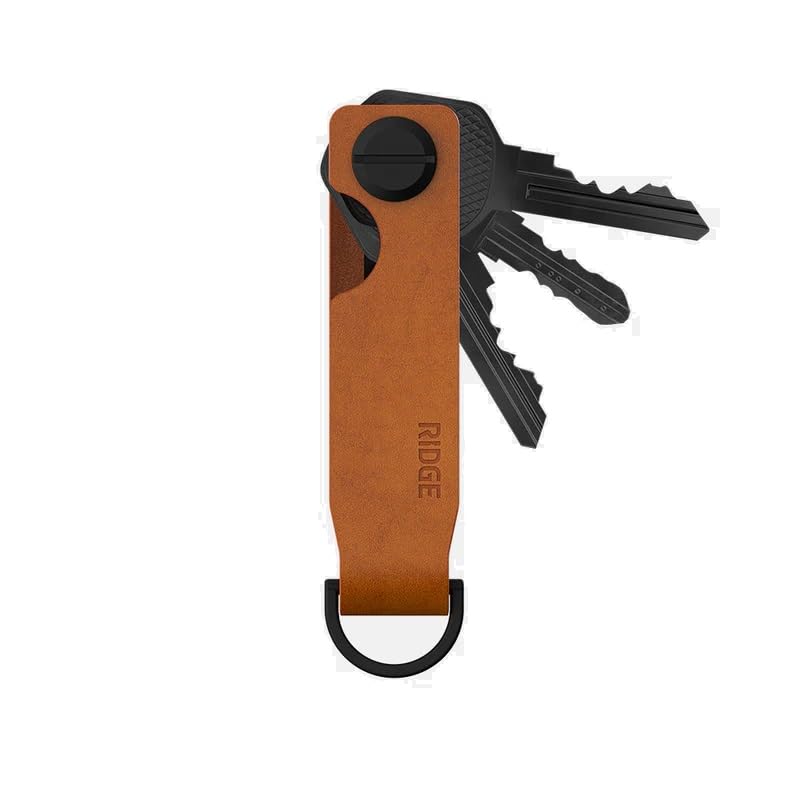 Image of The Ridge Key Organizer - Compact Metallic Key Holder, Minimalist Innovative Keyholder, Smart Keychain Secures 2-6 Keys
