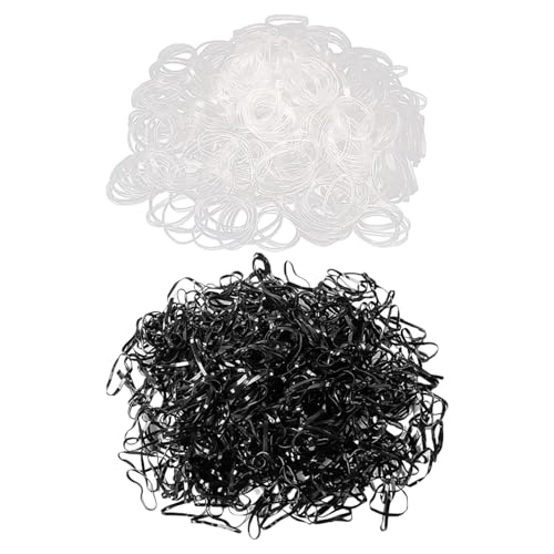 Confezione Da 1000 Elastici Per Capelli, Elastici Per Capelli Donna, Elastici Per Capelli, Elastici Per Capelli, Elastici Per Capelli Trasparenti, Elastici Piccoli