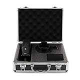The Studio Condenser Microphone boasts a 34mm gold-sputtered diaphragm capsule, ensuring precise and faithful audio reproduction. Convenient switches, including a low-cut switch a -12dB attenuation switch, offer versatile control over recordings, eli...