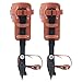 BYGOVICE Tree Climbing Spikes, Carbon Steel Climbing Spurs with Gloves and Ankle Straps, Height Adjustable Arborist Climbing Kit for Fruit Picking & Outdoor Jungle Survival, 220lbs Load Capacity