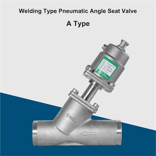 Válvula neumática de asiento angular para evitar fugas en tuberías de vapor de 3/4 3