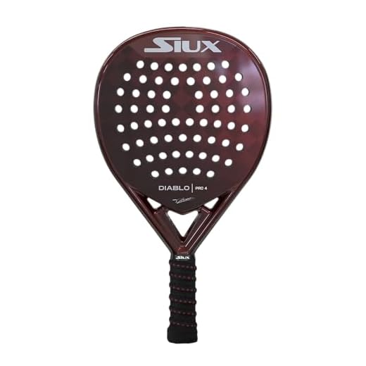 Siux - Pala de Pádel Diablo Pro 4 Profesional Forma híbrida - Tino Libaak