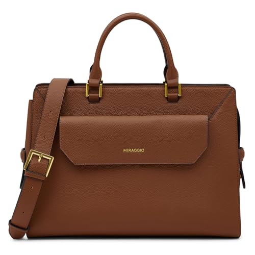 Miraggio Bianca Laptop Bag (Brown)