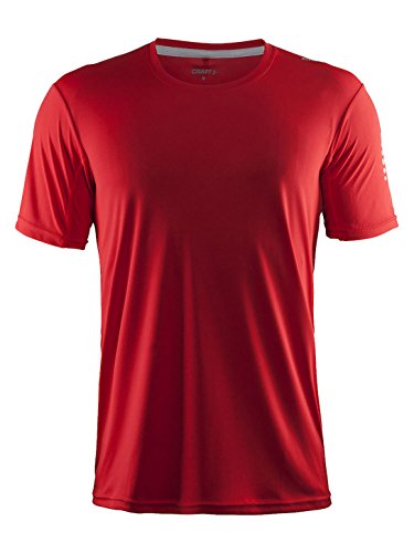 Craft Sportswear Herren Kurzarmshirt Mind Running und Training Fitness Workout, Herren, rot, Medium Cover