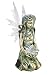 Bo-Toys Solar Powered Fairy Angel with Wings and Solar Glowing Flower, Garden Light Decor