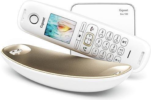 Gigaset CL750A Sculpture - Blanc/Champagner - sans - Répondeur intégré - Gigaset CL750