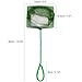 4 Pcs Aquarium Fish Net, 6 Inch Quick Catch Mesh Nylon Fishing Nets with Plastic Handle - Green