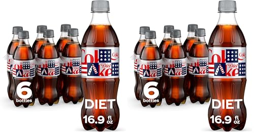 Image of Diet Coke Soda Soft Drink, 16.9 fl oz, 12 Pack