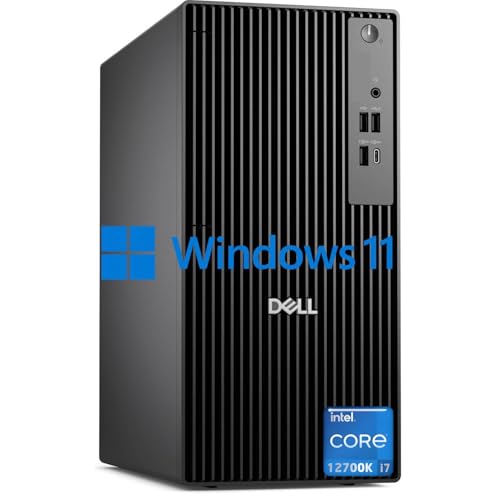 Dell Pro Business Desktop, New OptiPlex Version, Intel I7-12700K(25MB Cache, 12 Core, 20Threads), 32GB DDR5, 1TB PCIe SSD, Dual 4K Monitor Support, Ultra-Quiet Design, USB-C, Windows 11 Pro