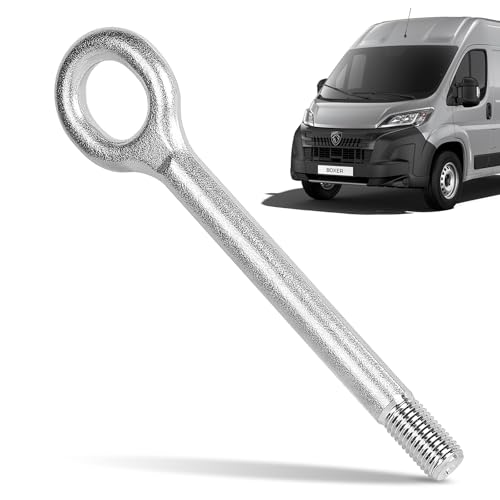 EFUTURETIME 51798113 Barres de Remorquage 1612882780 Tow Hook 215 mm Compatible avec Ducato 250, Boxer, Jumper