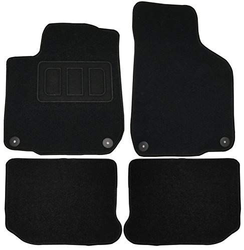 Preisvergleich Produktbild EUGAD AM7171p Autoteppich Auto Fußmatten Matten schwarz