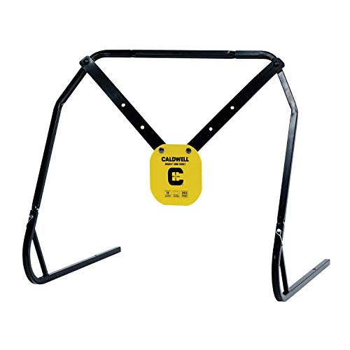 Caldwell Portable Range Kit with 8â€ AR500 Gong Target, Durable XL Straps, and Steel Target Stand Â for Easy Range Setup and Transport