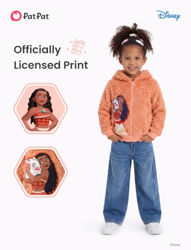 Image of Disney Girl /Boy Fleece Jacket Zipper Sherpa Fuzzy Hoodie Winter Coat 2-13Y