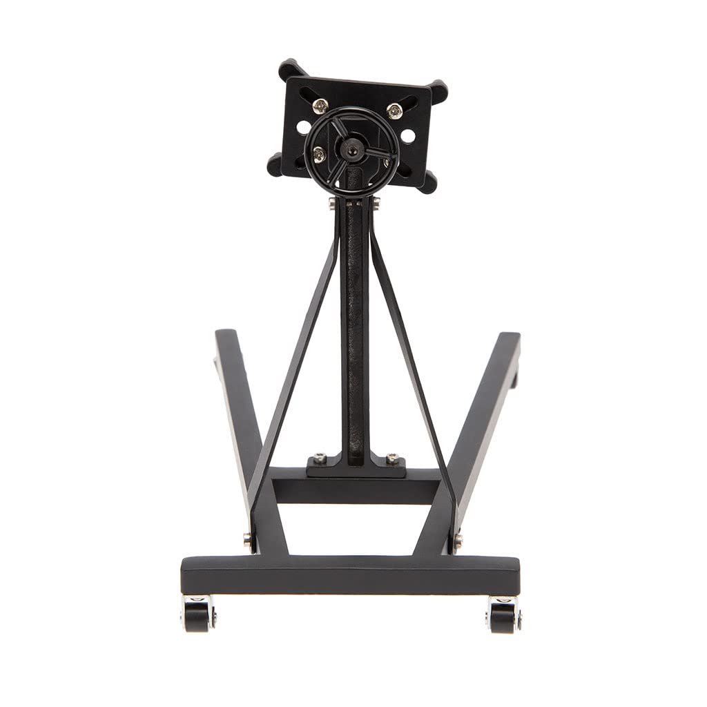Soporte de Reparación Universal para Motor RC 1 10 Estación de Servicio para Motor en Miniatura Marco con Ruedas Metal de Precisión Detalles, Negro