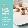 GreenLife 13" x 9" Quarter Sheet Baking Pans, 2 Piece Bakeware Set, PFAS-Free Ceramic Nonstick Rectangular Cookie Trays, Oven Safe to 450°F, Even Heating, Easy Clean Ovenware, Turquoise #1