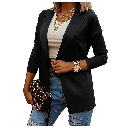 Blazer pour femmes veste de travail fluide et légère pour silhouette élancée