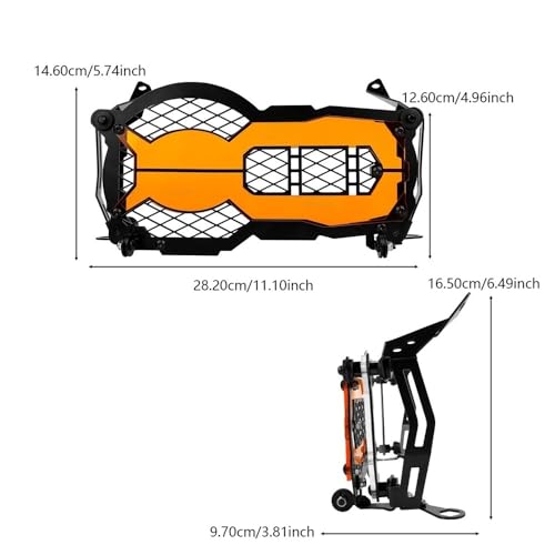 Cache calandre phare de qualité supérieure pour R 1250 GS Edition 40