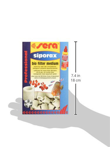 Mídia para filtragem biológica Siporax 1L sera