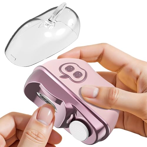 Coupe-ongles automatique LED à double vitesse pour manucure de précision