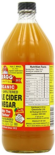 Bragg Organic Raw Unfiltered Apple Cider Vinegar, 32 Fl.oz (Pack Of 2) #TOP1