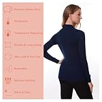 MERINNOVATION Merino Wool Base Layer for Womens Wool Half Zip Sweater Midweight 240gsm - Image 2