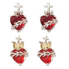 Golden & Platinum-Heart with Cross