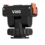 VRIG Cold Shoe Adapter Mount with Magnetic Quick Holder for DJI Osmo Action 5Pro, 180 Tilt Adjustable,Tripod Mount for Osmo 360,Cold Shoe Camera Adapter with 1/4