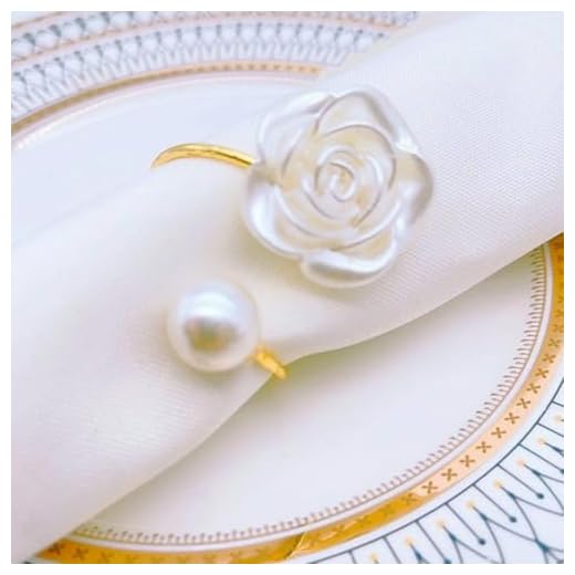 1pc Camellia Napkins Buckle ABS Metal Ring Dining Table Tray Napkins Buckle Suitable for Daily Gatherings