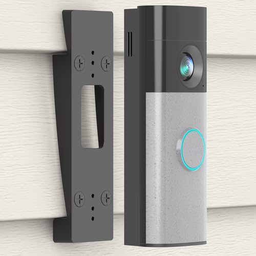 Vinyl Siding Ring Doorbell Mounting Bracket for Ring Battery Doorbell/Plus/Pro(2026 model) Adjustable Viewing Angle & Secure Screw Mount Standard 4-Inch Siding Only