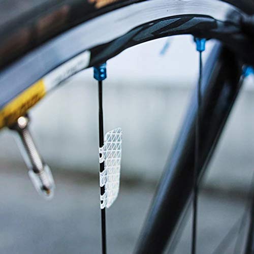 image for Homthia Bike Spoke Reflector Butterfly Shape Bladed Pack of 8 - Reflec