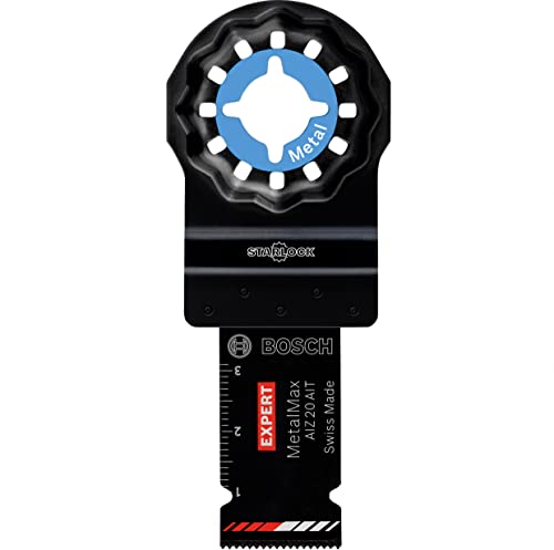 Bosch 1x EXPERT MetalMax AIZ 20 AIT Plunge Saw Blades (pour Acier, Acier inoxydable, Largeur 20 mm,...