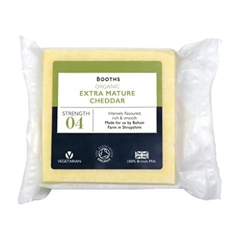 Booths Organic Extra Mature Cheddar Cheese Cover