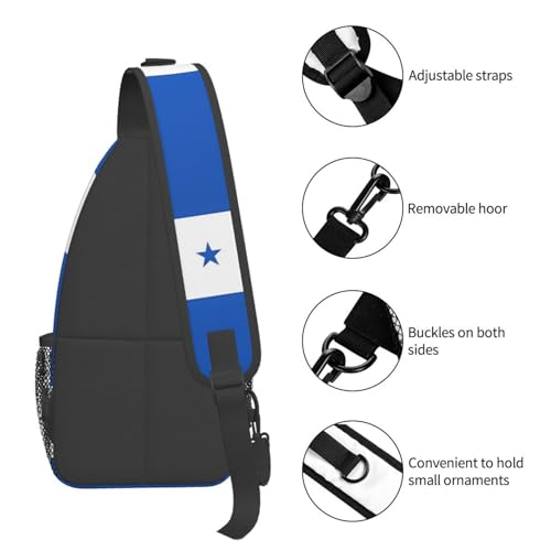 Bolso bandolera cruzada para pecho estilo trekking miniatura 4