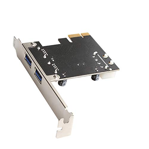 MEO PCI Express Expansion Card I/O Card PCI-E to Dual Port USB 3.0 HUB Converter Adapter High Speed TXB047 (TXB047)
