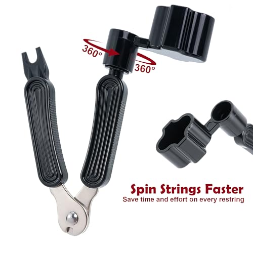 image for BlingKingdom Guitar Maintenance tool, 3 in 1 Guitar Restringer String 
