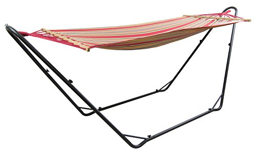 Woodside Hammock Steel Frame - Premium Standing Swinging Hammock Garden, Patio Outdoor