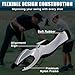 CHAMPKEY Professional Golf Grip Trainer - Perfect Golf Training Aid for Proper Hand Positioning and Grip - Suitable for Standard Size Golf Grip - Right Handed (Gray,Standard)