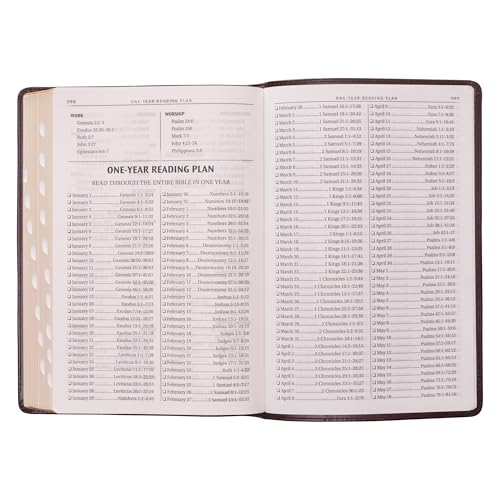 KJV Large Print Thumb Index Edition: Brown