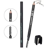 TC Joy Waterproof Eyebrow Pencil, with Pencil Sharpener and Brow Brush, Dark coffee-3#