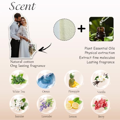 Image of Custom Air Freshener for Car, Personalized Air Fresheners, Custom Double Sided photo Air Freshener, for Wardrobe,Bathroom and Hanging Ornaments (Crop)