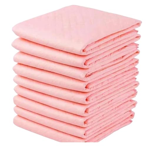 20PCS Pee Pads for Dog Absorbent Pet Puppy Clean Nappy Mat(Pink,S-33X45cm-20PCS)