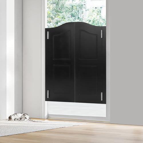 Eapmic 180° Swinging Cafe Doors, Solid Pine Wood Cafe Saloon