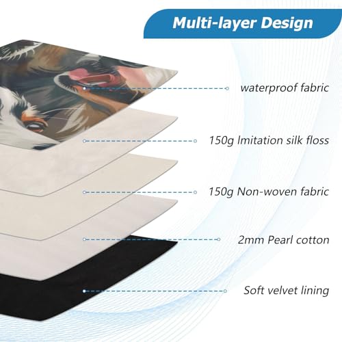 Funda para portátil 13-14 pulgadas con diseño de perros miniatura 4