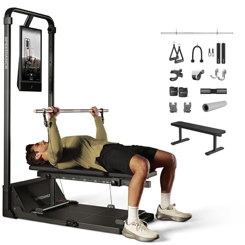 Image of Speediance Smart Home Gym, Multi-Functional Gym Machine for Full Body Strength Training, All-in-one Gym Equipment, Digital Weight System, Workout Station, Squat Rack, Gym Monster 2