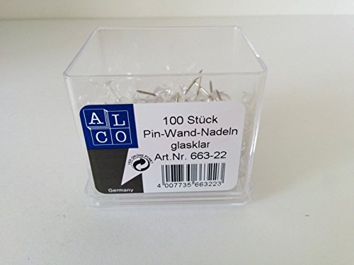 Preisvergleich Produktbild Pinnadeln glasklar 100Stück