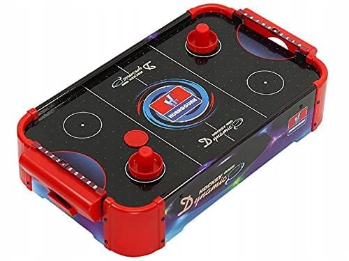 Pihura Air Hockey Table Set for Kids Indoor Sports Game with Light Air Hockey Board Game