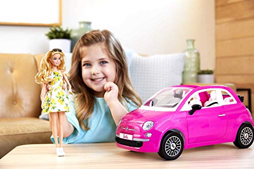 Barbie GXR57 - Puppe und Fiat, Viersitzer und Barbie-Puppe mit Moden und Accessoires, Geschenk für Kinder von 3 bis 7… – Bild 6