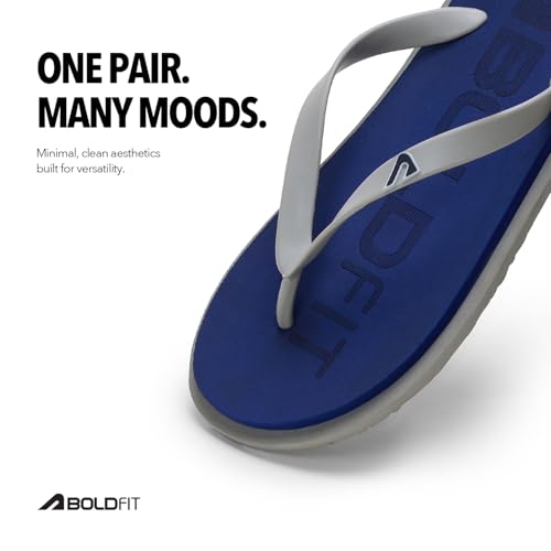 Image of Boldfit Slippers for Man Soft Cushioned Flip Flops for Man Comfortable Chappal for Men Lightweight Slippers for Men Indoor and Outdoor Chappal Mens Flip Flop Cushioned Footbed Footwear for Boys